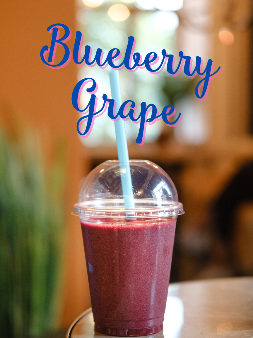 Smoothie Zone Menu - Blueberry-Grape