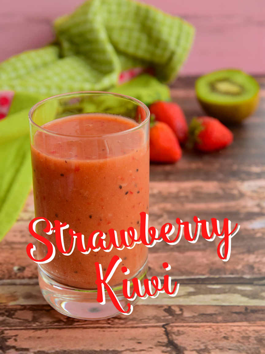 Smoothie Zone Menu - Strawberry-Kiwi